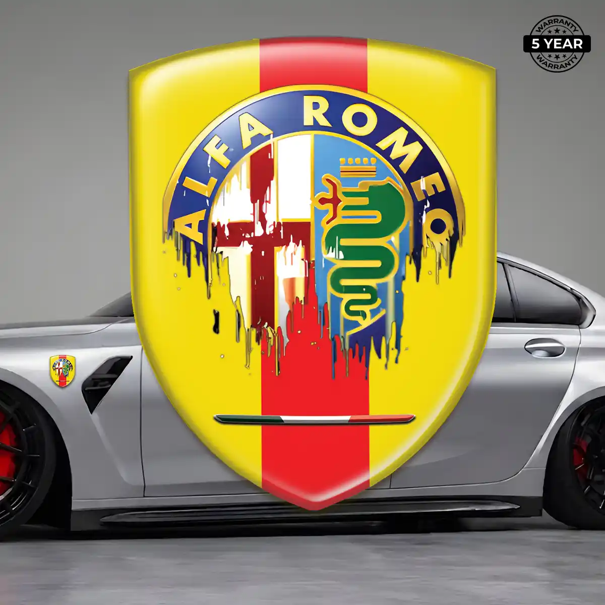 Alfa Romeo Emblem Shield Elite Finish
