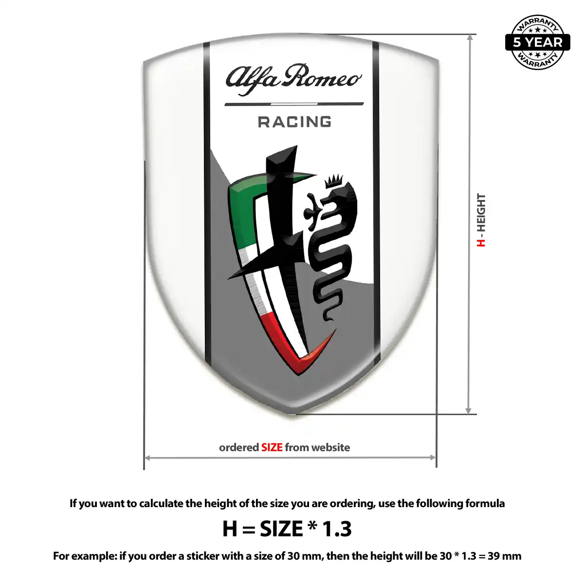 Alfa Romeo Emblem Shield Exclusive Series