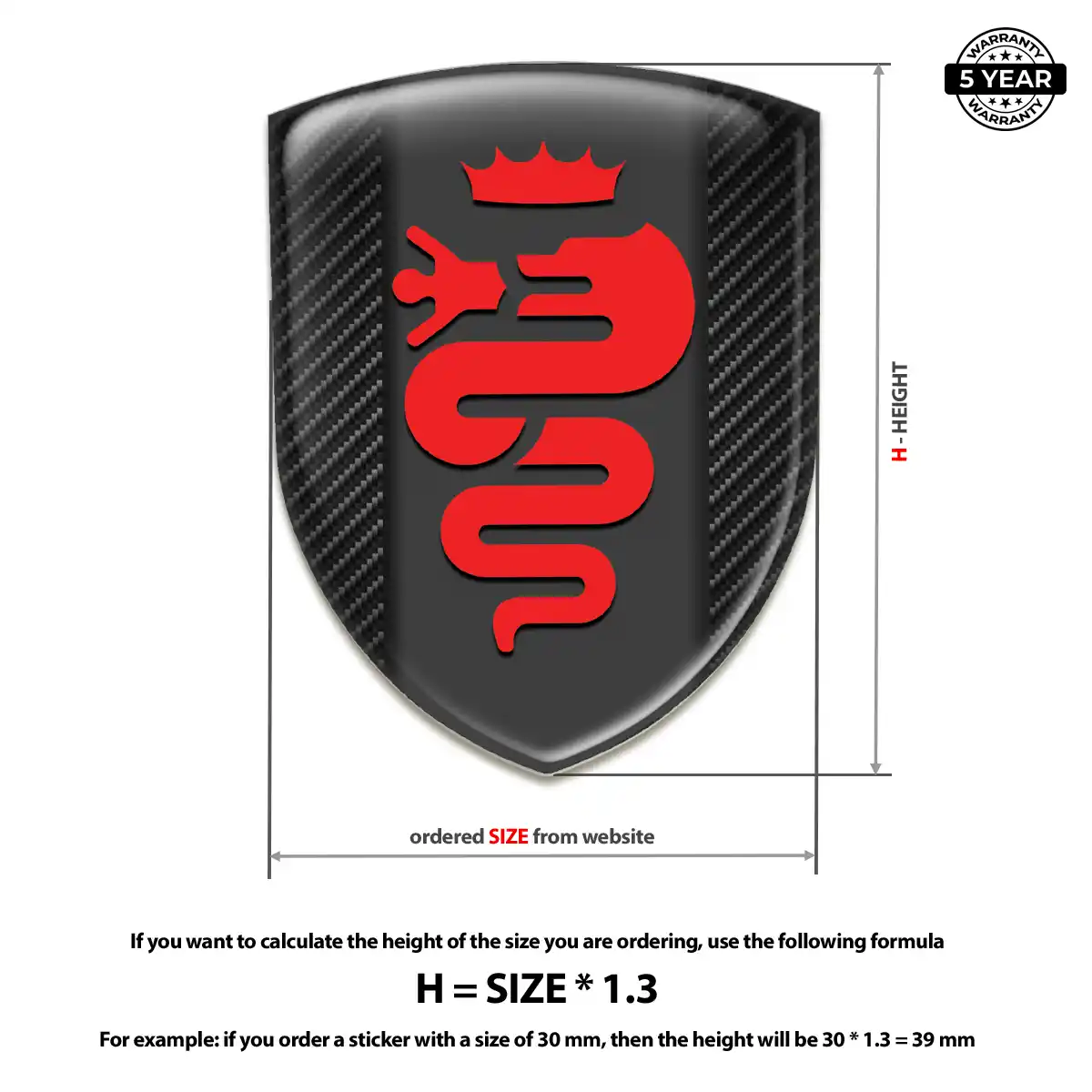 Alfa Romeo Emblem Shield Prestige Line