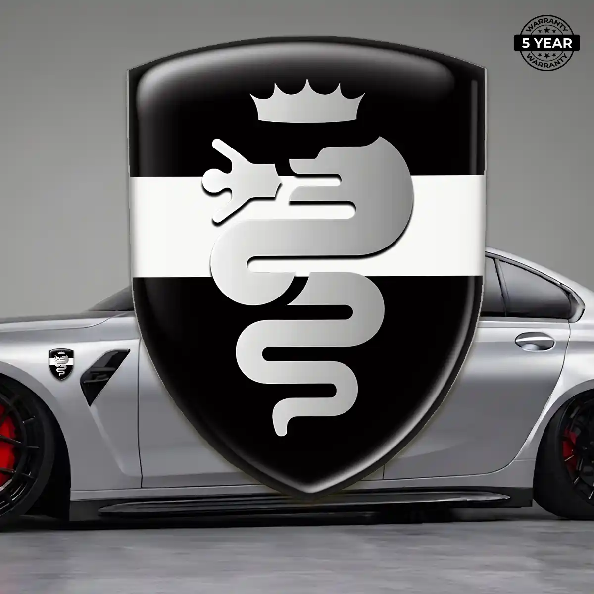 Alfa Romeo Emblem Shield Prime Quality