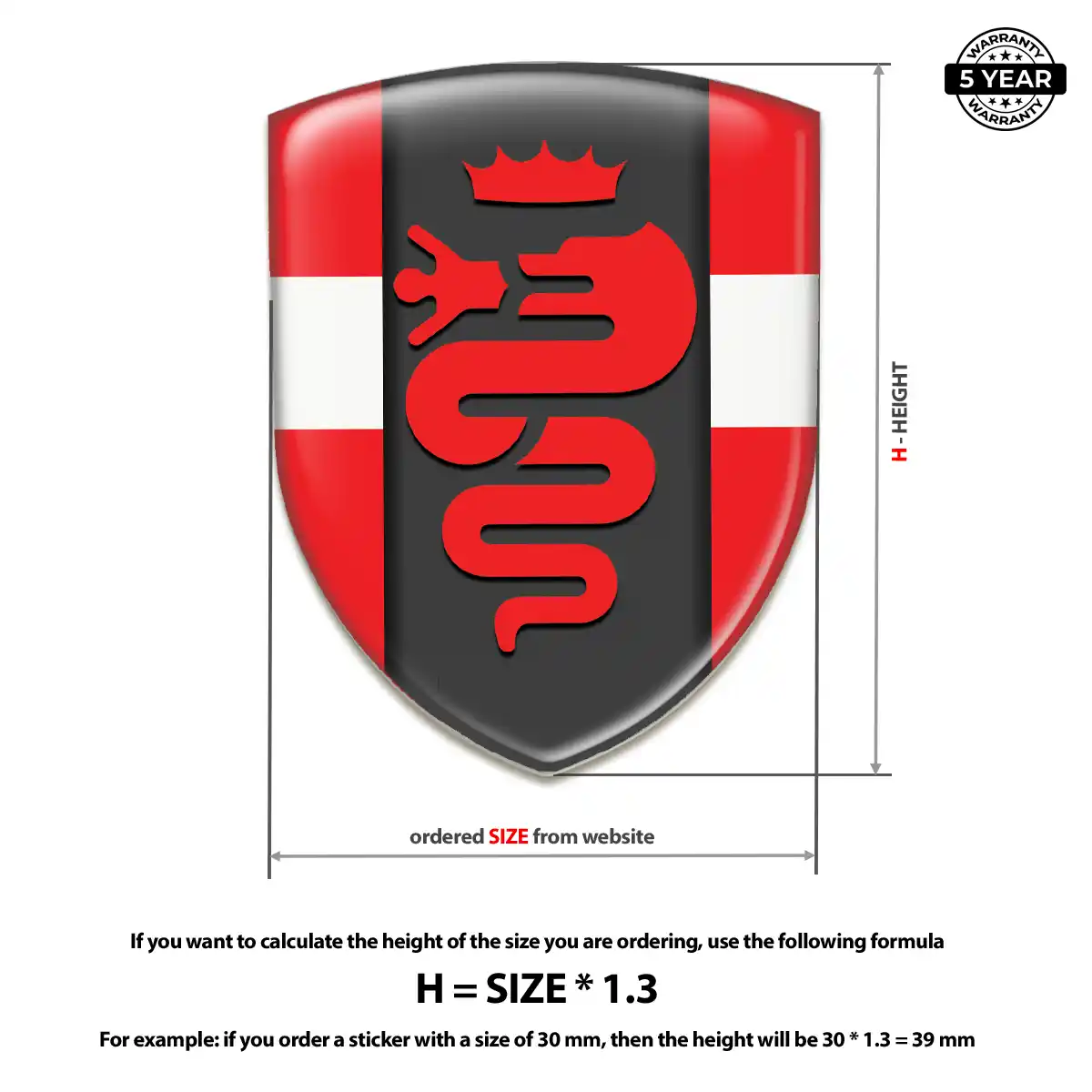 Alfa Romeo Emblem Shield Refined Design
