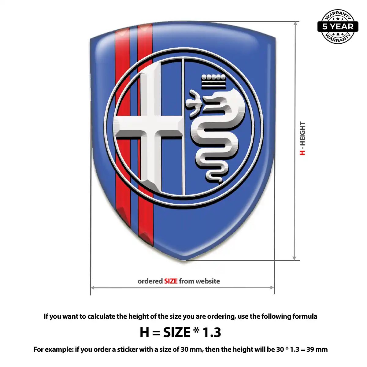 Alfa Romeo Emblem Signature Grade