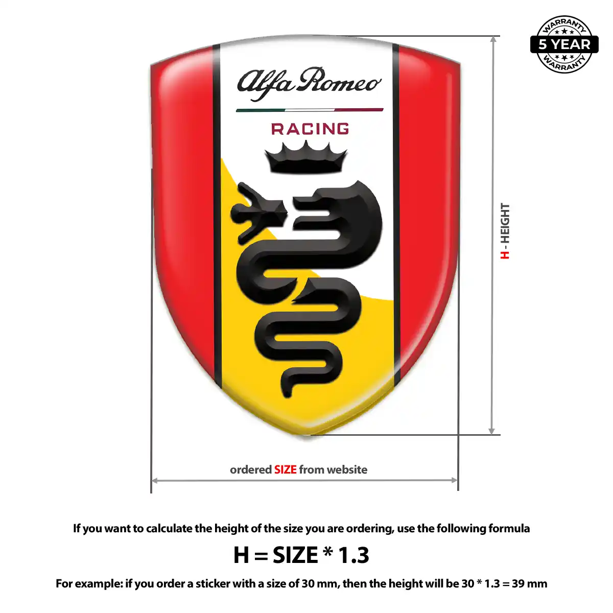 Alfa Romeo Emblem Silicone Deluxe Edition