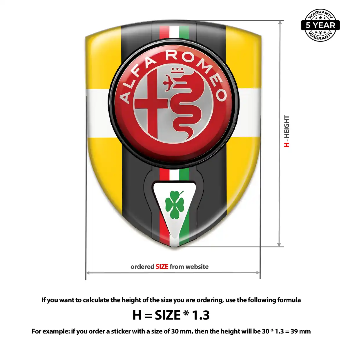 Alfa Romeo Emblem Silicone Prestige Line