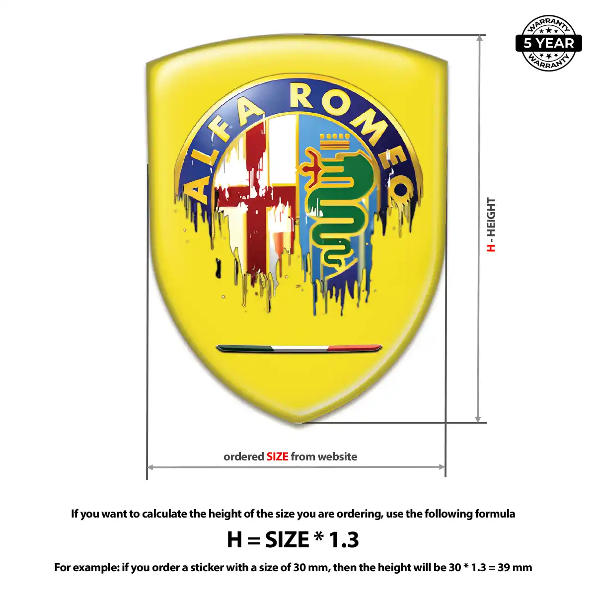 Alfa Romeo Emblem Silicone Prime Quality