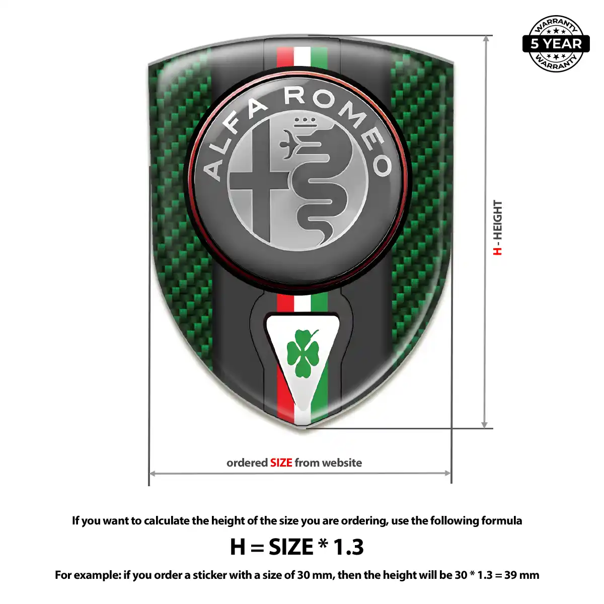Alfa Romeo Emblem Silicone Sleek Style