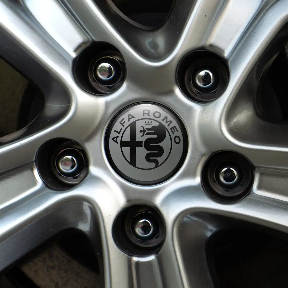 Alfa Romeo Emblem Wheel Center Caps Premium Resin