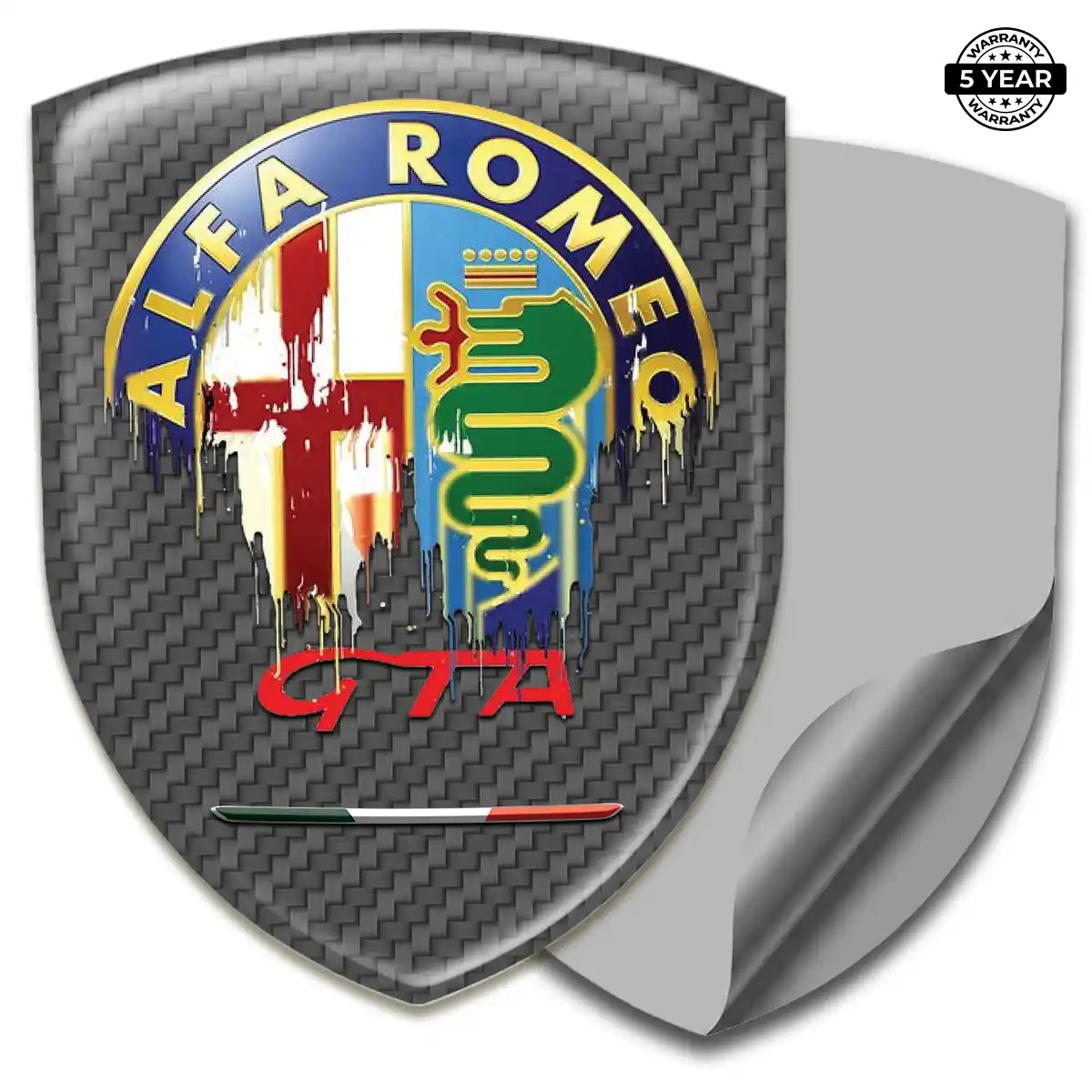 Alfa Romeo Epoxy Domed Sticker Exclusive Series