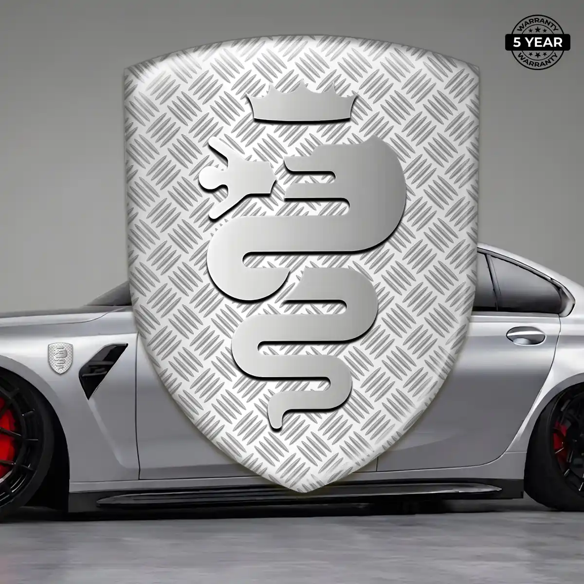 Alfa Romeo Epoxy Domed Sticker Signature Grade