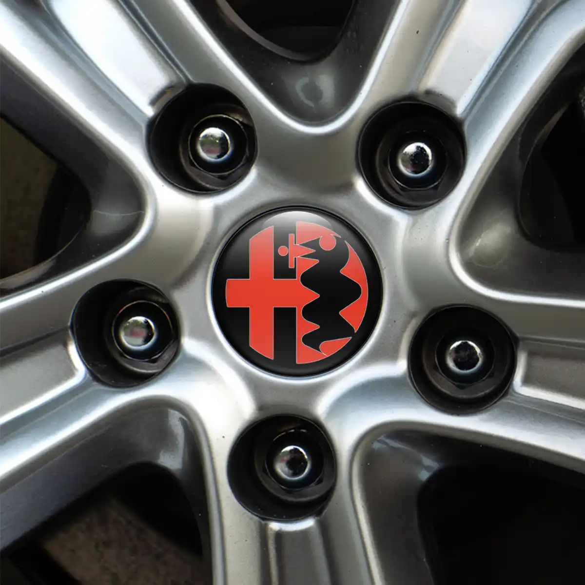 Alfa Romeo Epoxy Sticker High Quality