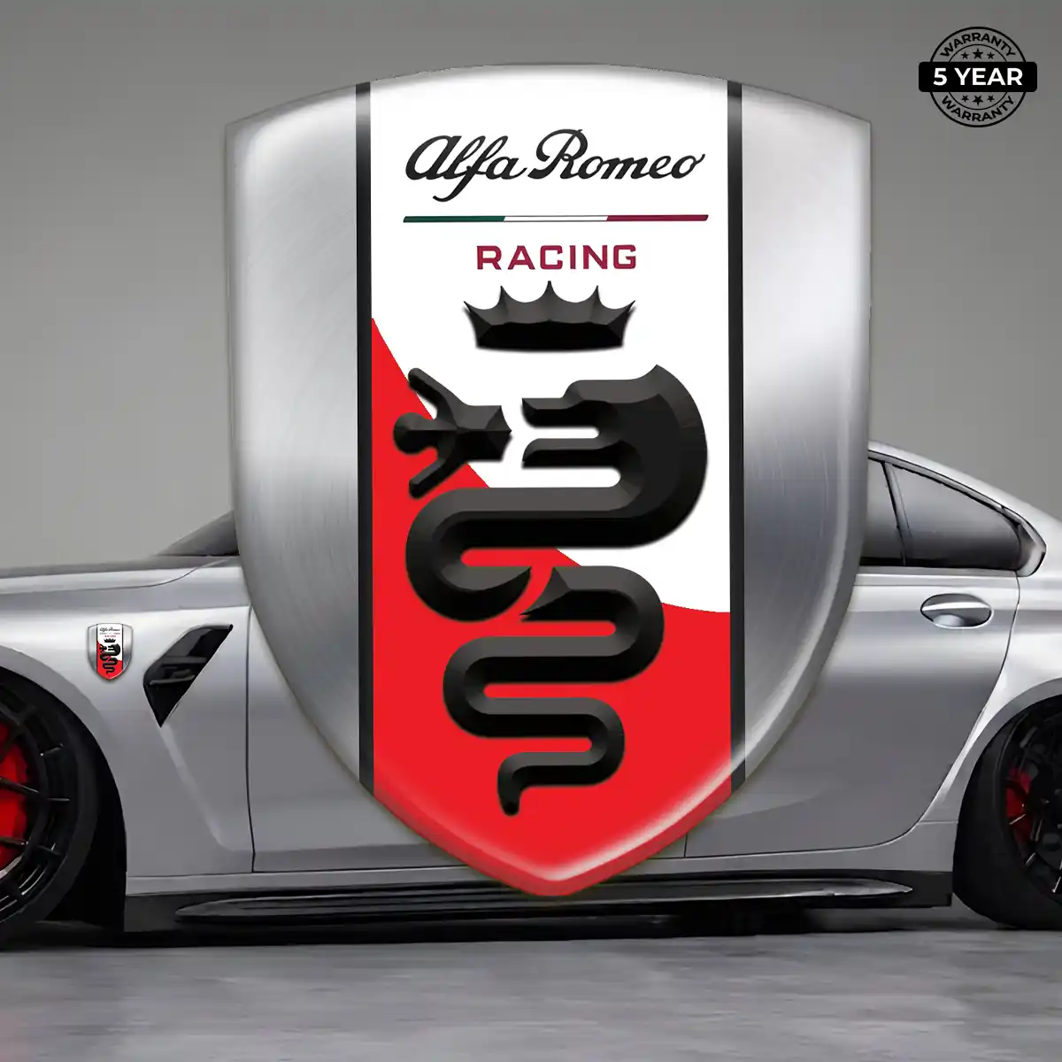 Alfa Romeo Gel Badge Sticker Prestige Line