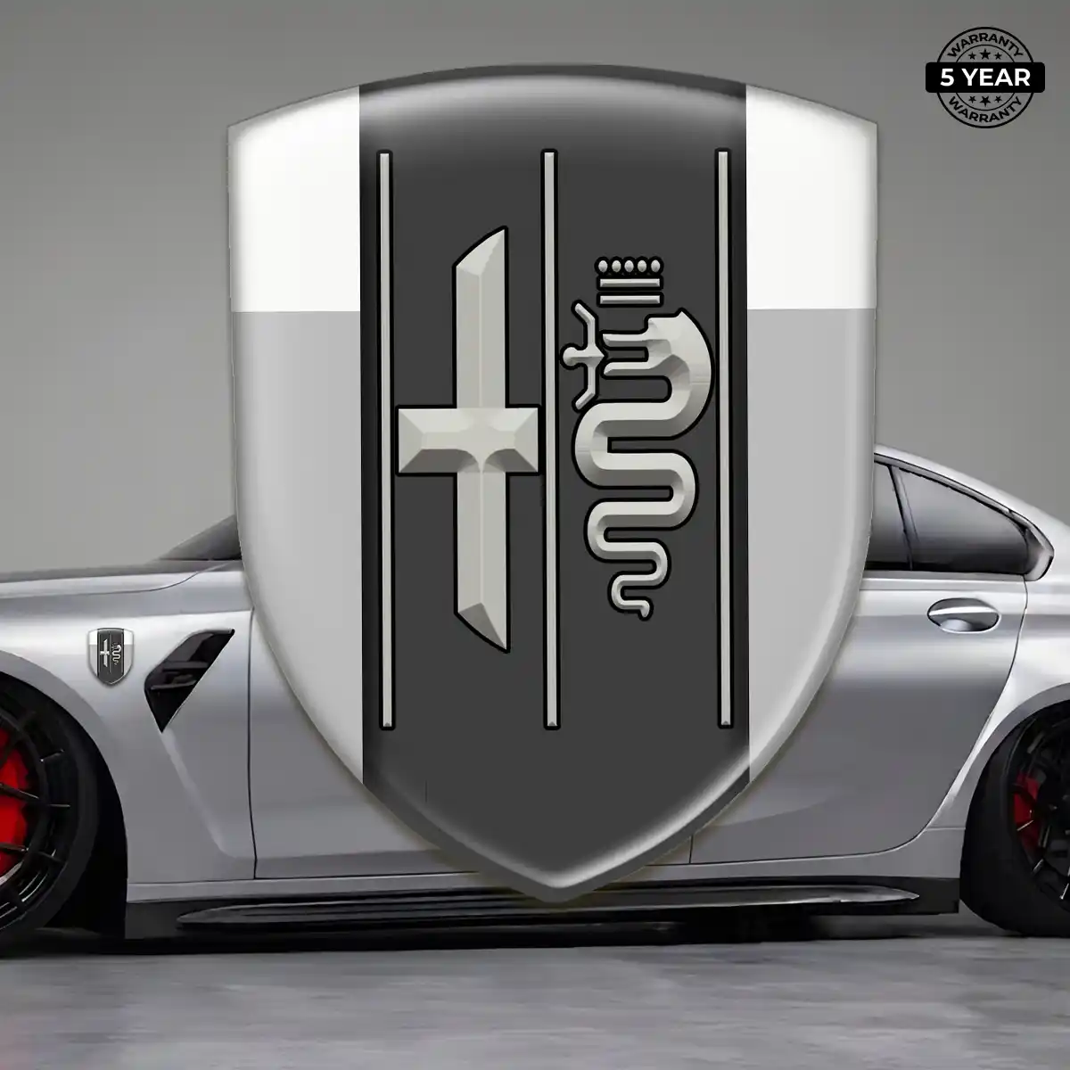 Alfa Romeo Gel Badge Sticker Prime Quality