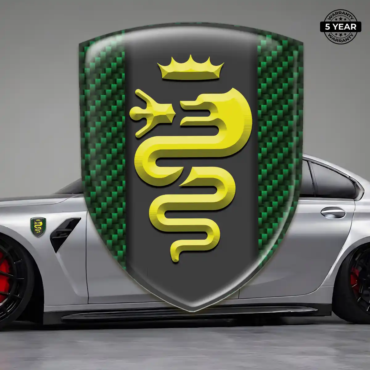 Alfa Romeo Gel Badge Sticker Signature Grade