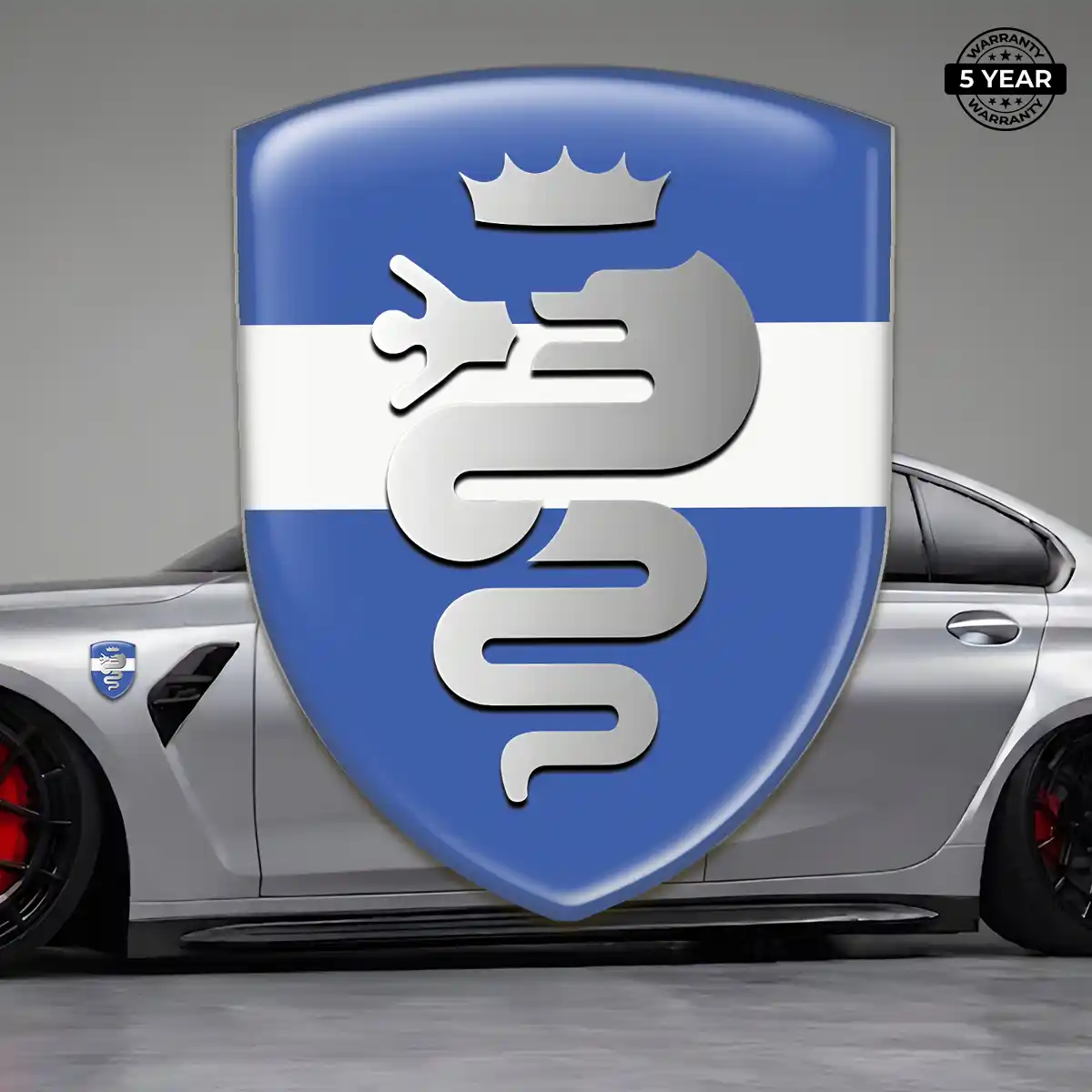 Alfa Romeo Gel Emblem Sticker Signature Grade
