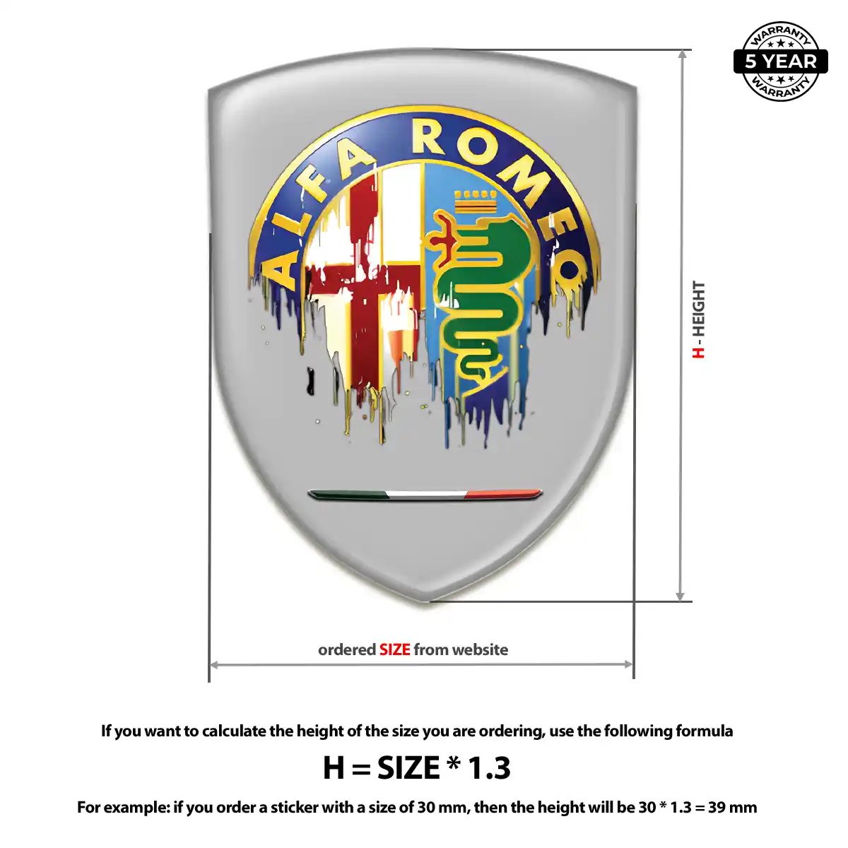 Alfa Romeo Logo Badge Prestige Line