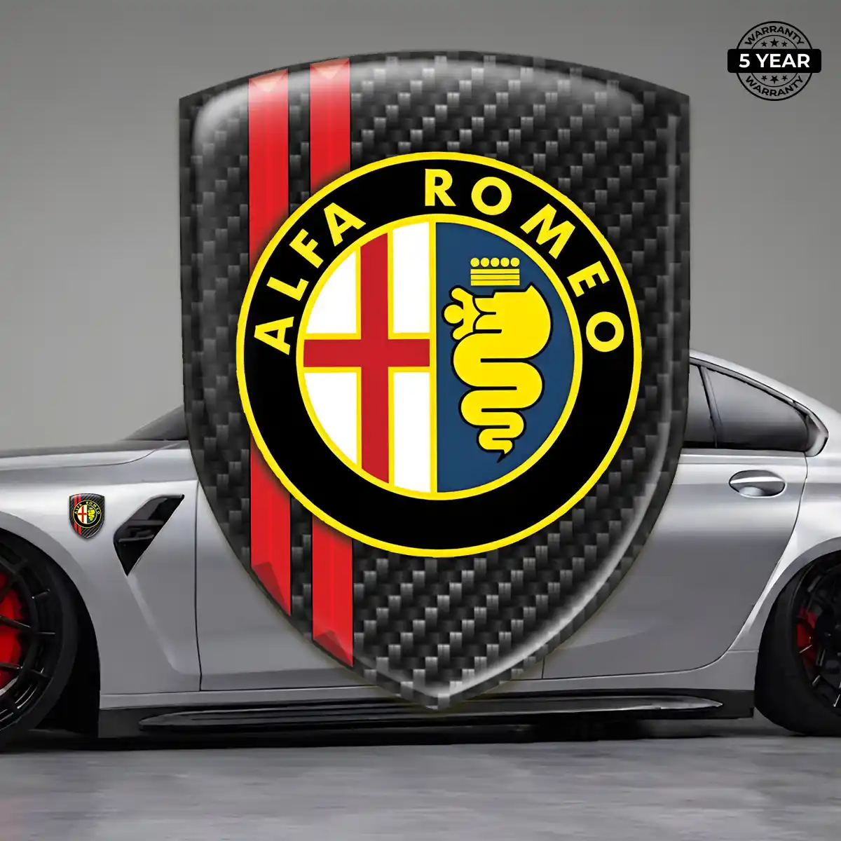 Alfa Romeo Logo Badge Sleek Style