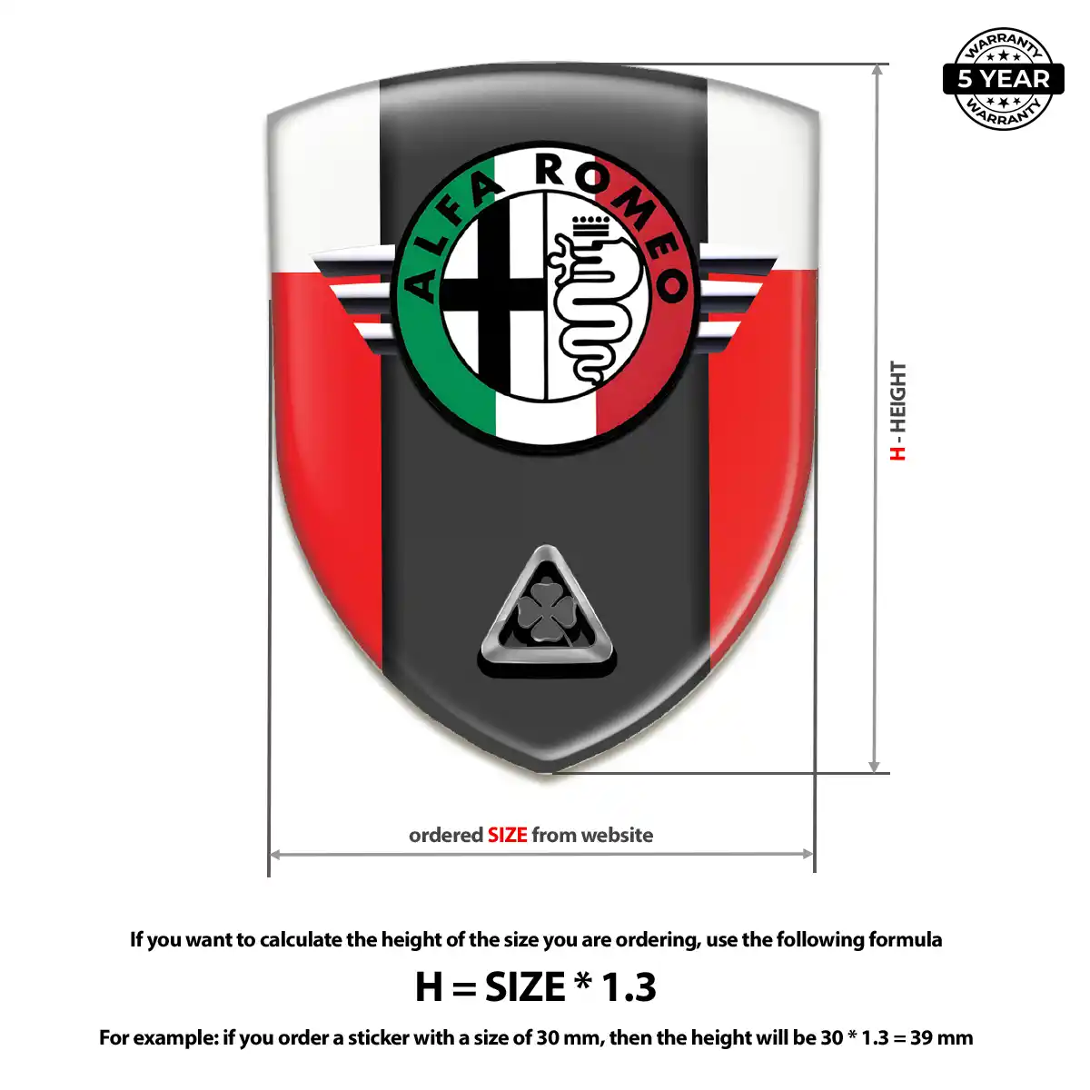 Alfa Romeo Logo Emblem Deluxe Edition
