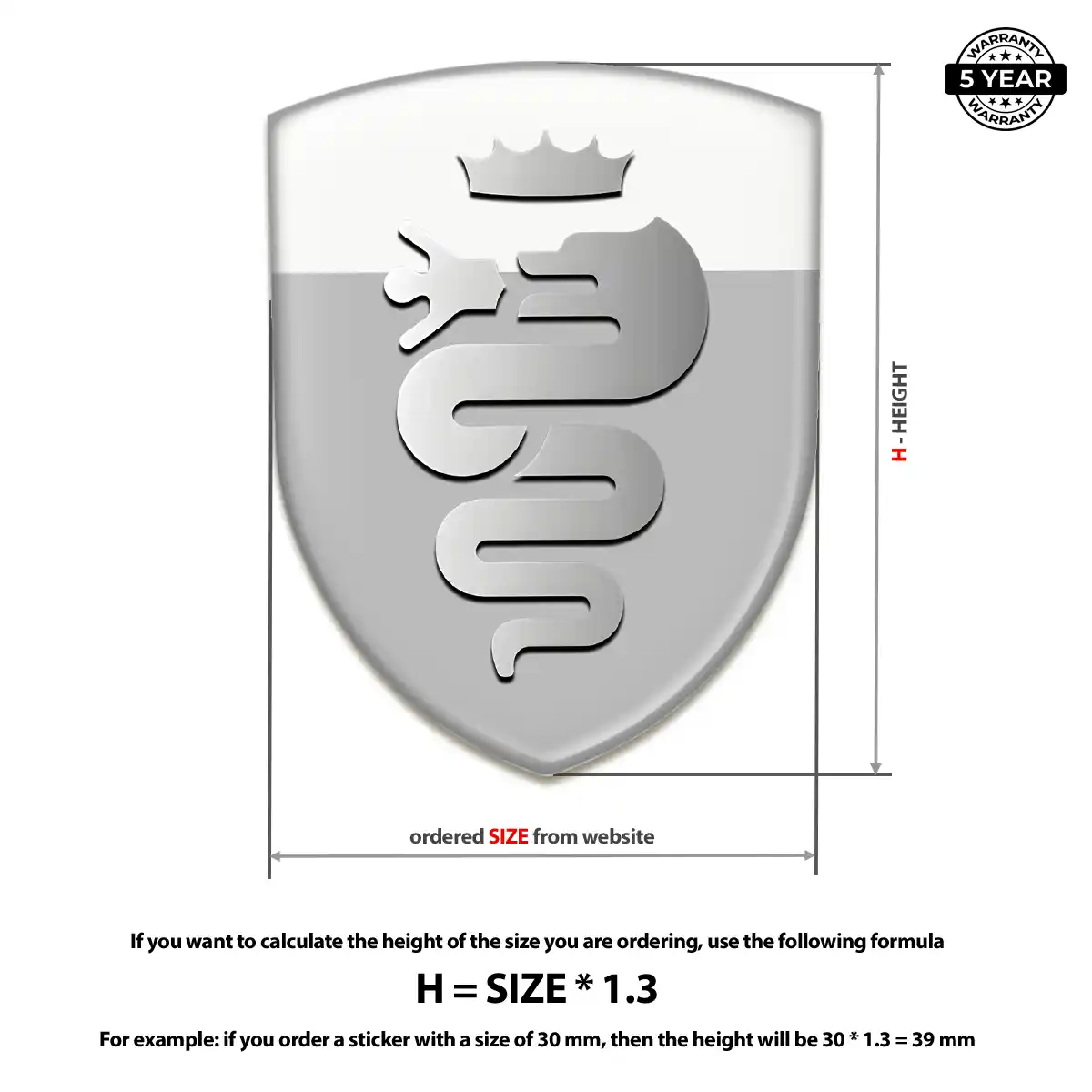 Alfa Romeo Logo Emblem Elite Finish