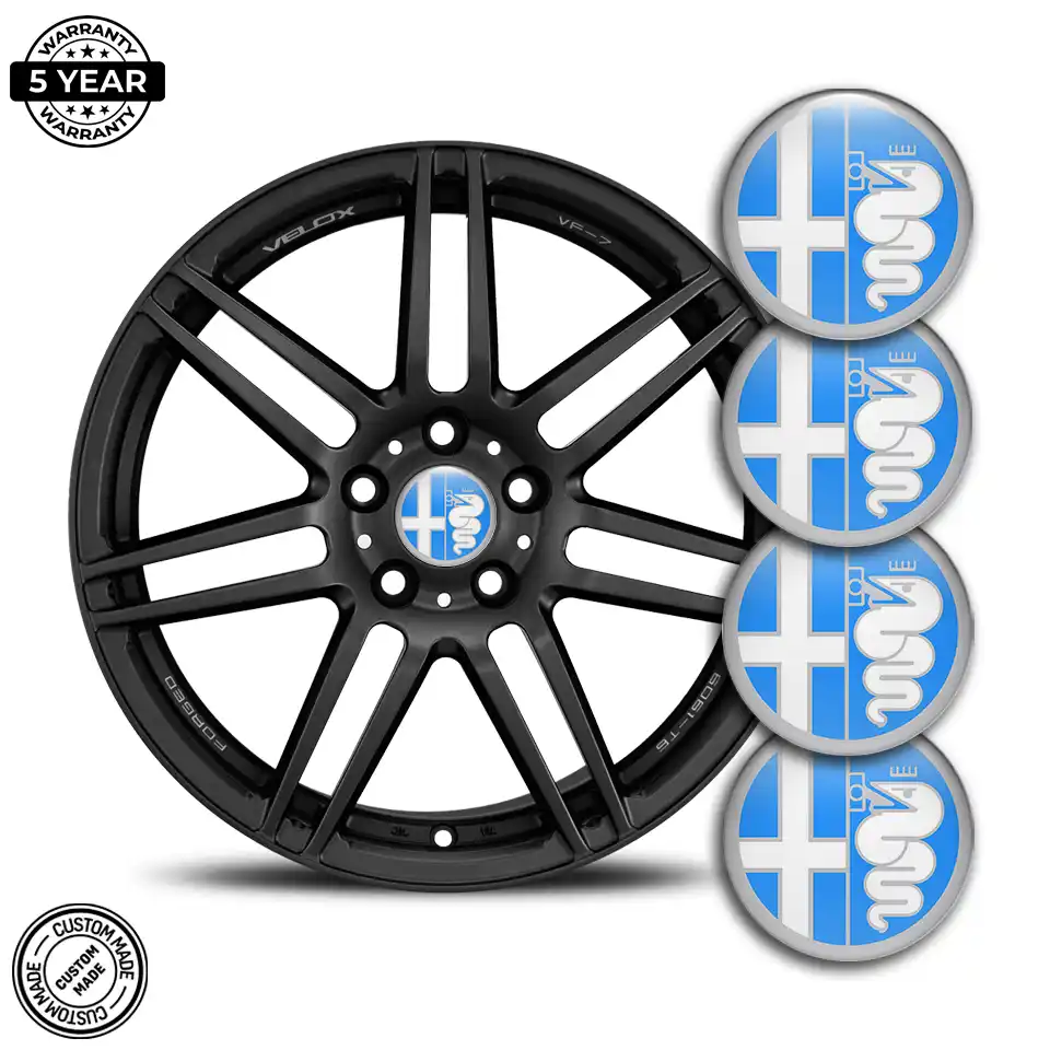 Alfa Romeo Logo Emblem Self-Adhesive High Quality