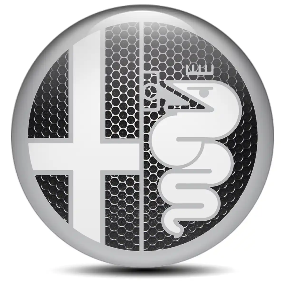 Alfa Romeo Logo Silicone Badge High Quality