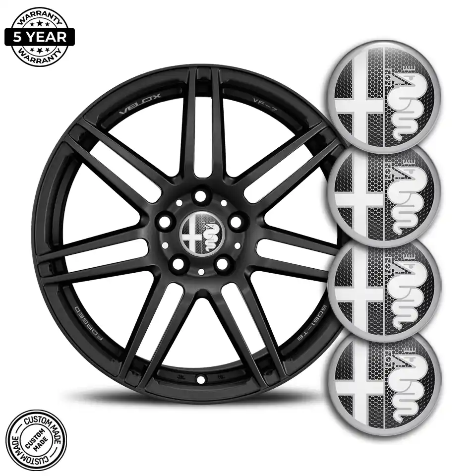 Alfa Romeo Logo Silicone Badge High Quality