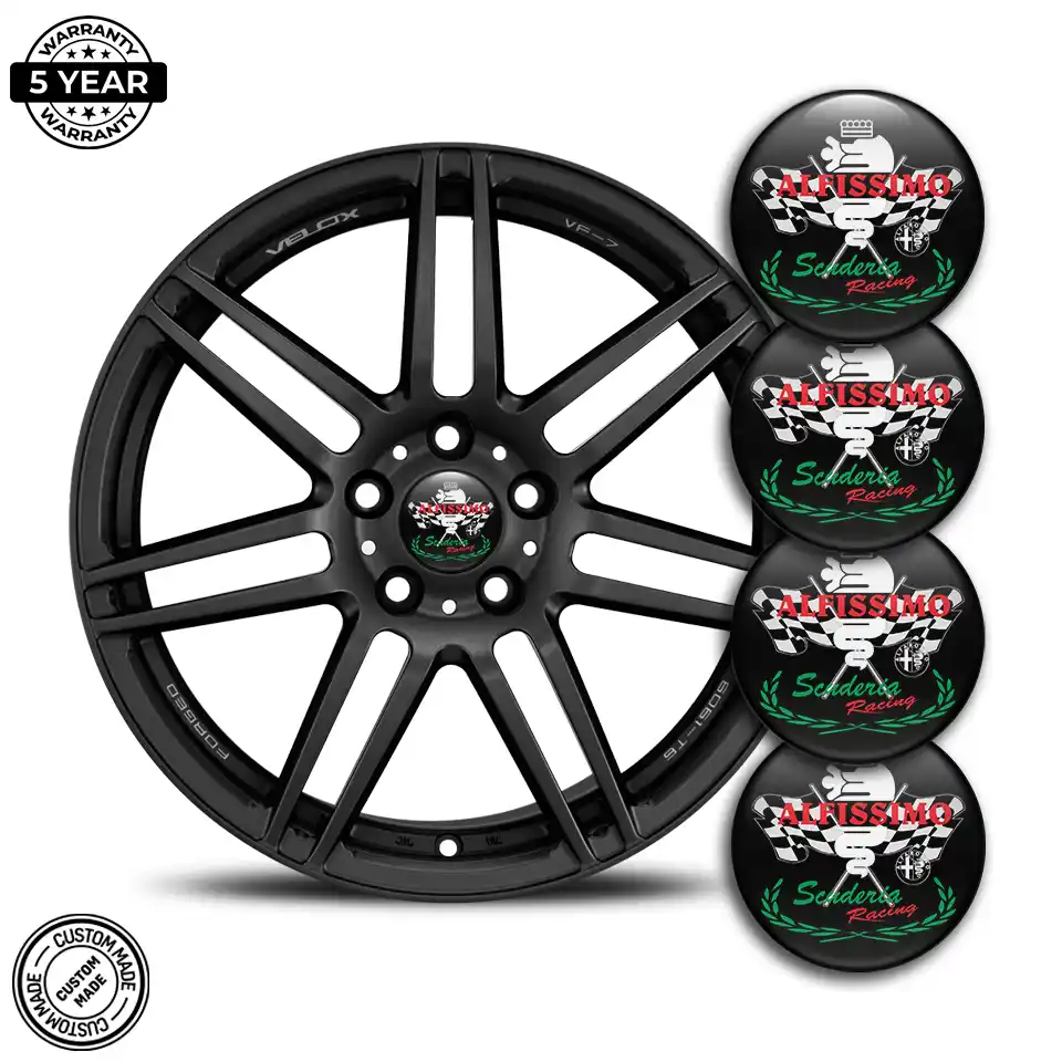 Alfa Romeo Logo Silicone Badge Premium Edition