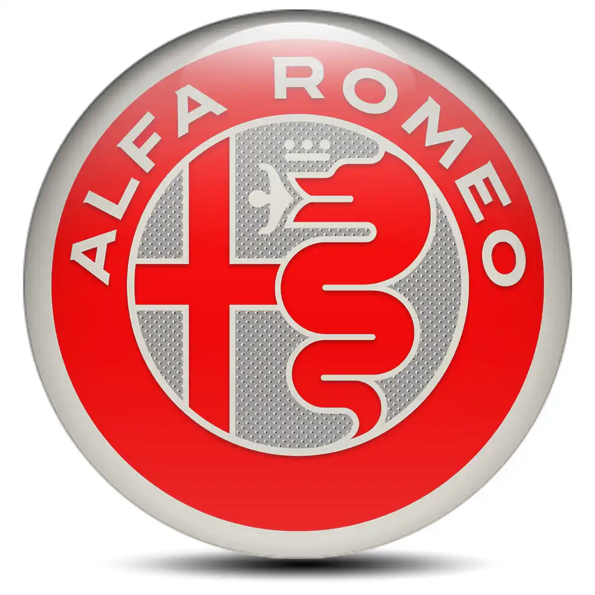 Alfa Romeo Logo Silicone Badge Stylish Design