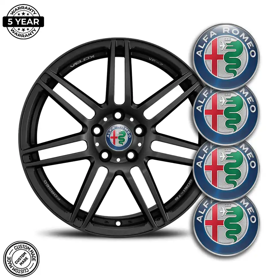 Alfa Romeo Logo Silicone Emblem Premium Edition