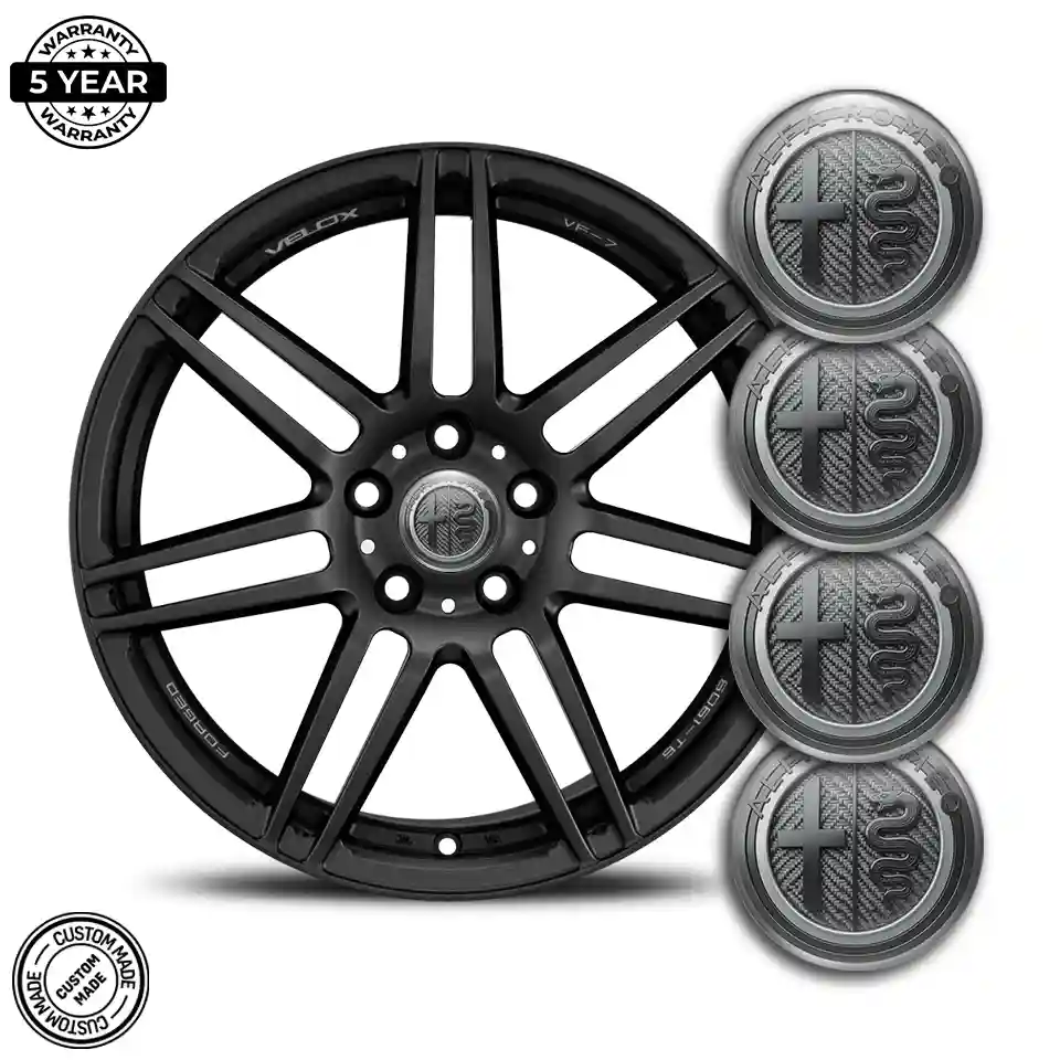 Alfa Romeo Logo Silicone Emblem Sleek Style
