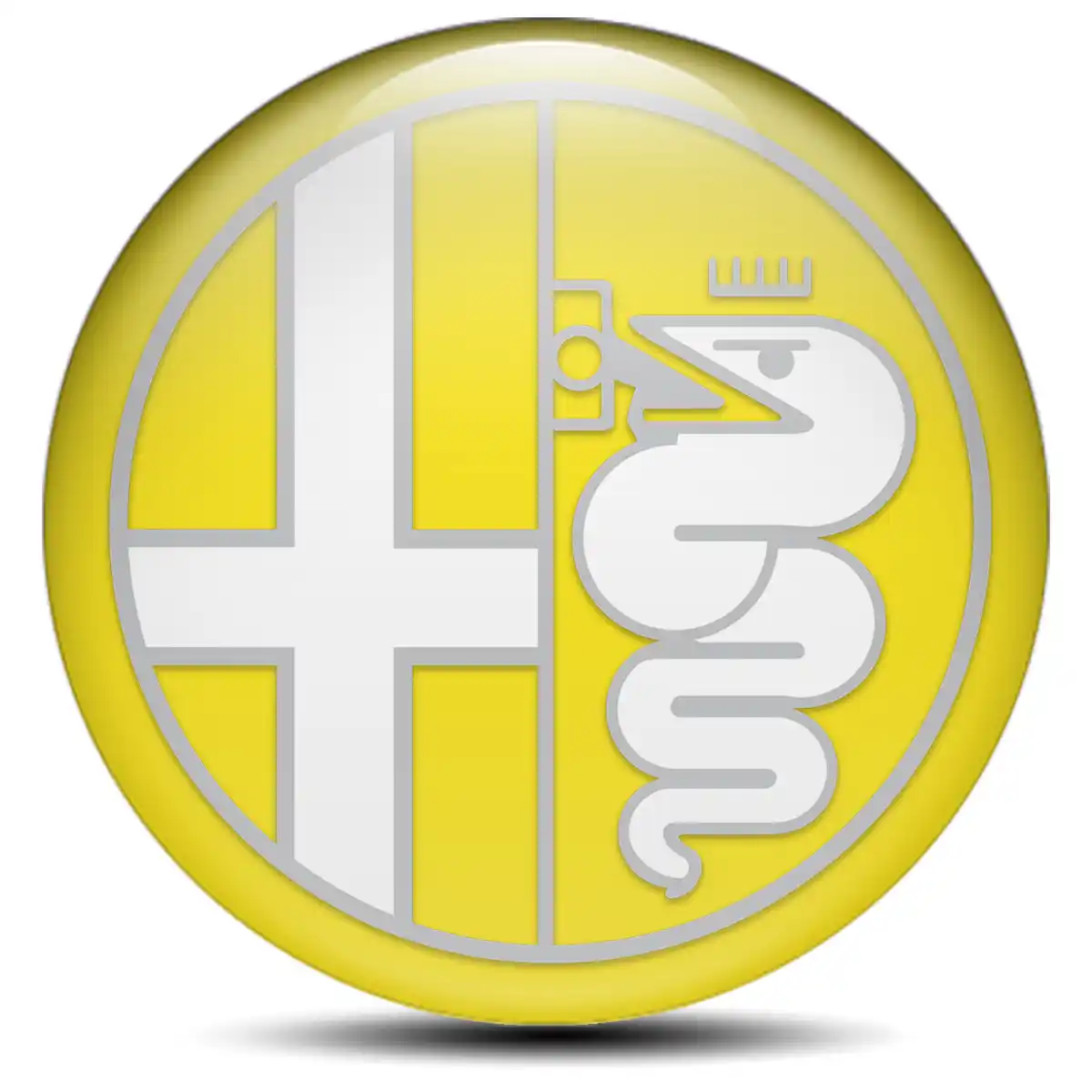 Alfa Romeo Logo Silicone Emblem Stylish Design