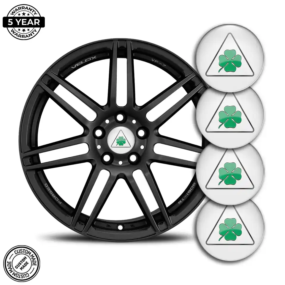 Alfa Romeo Logo Silicone Sticker Self-Adhesive High Quality
