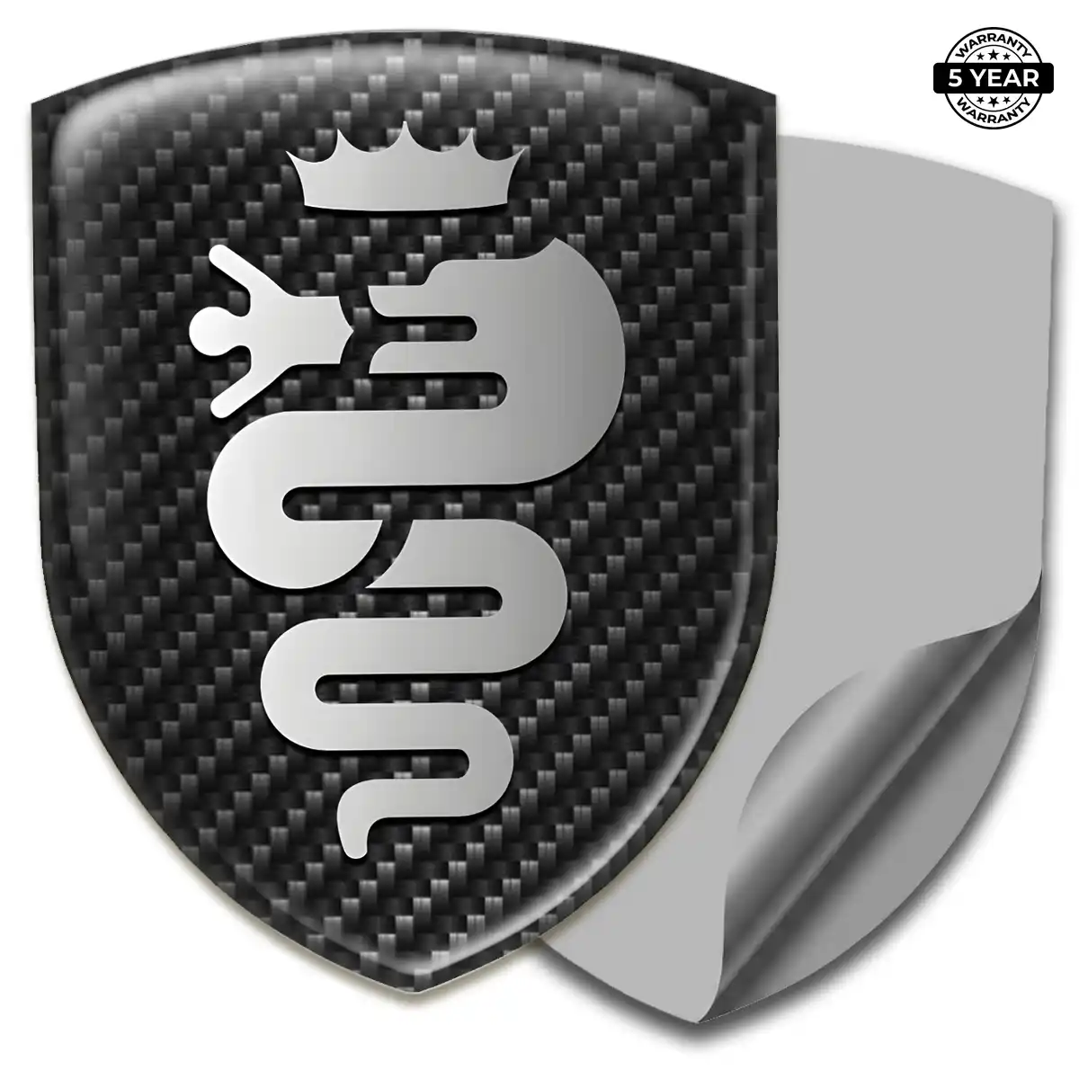 Alfa Romeo Logo Sticker Deluxe Edition