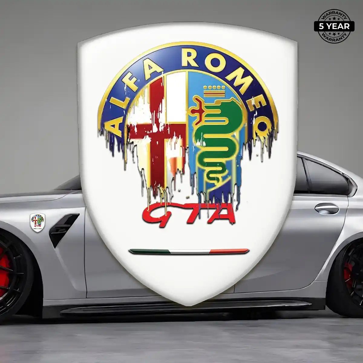 Alfa Romeo Logo Sticker Prestige Line
