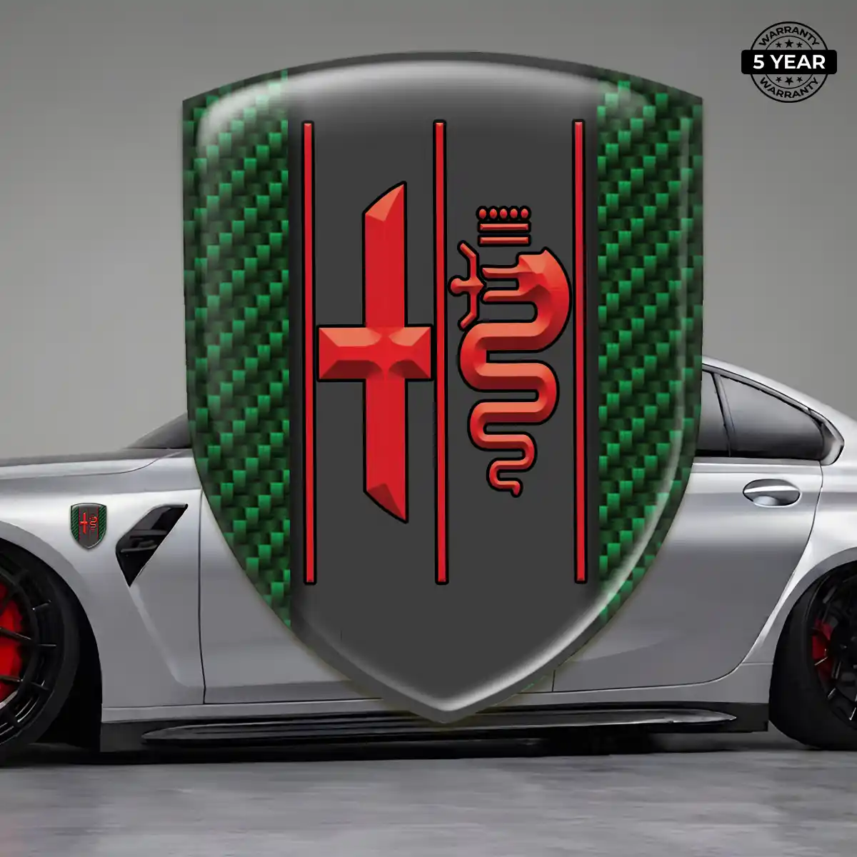 Alfa Romeo Logo Sticker Signature Grade