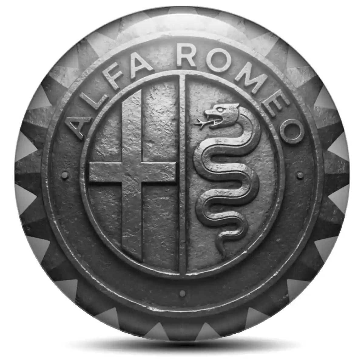 Alfa Romeo Logo Sticker Sleek Style