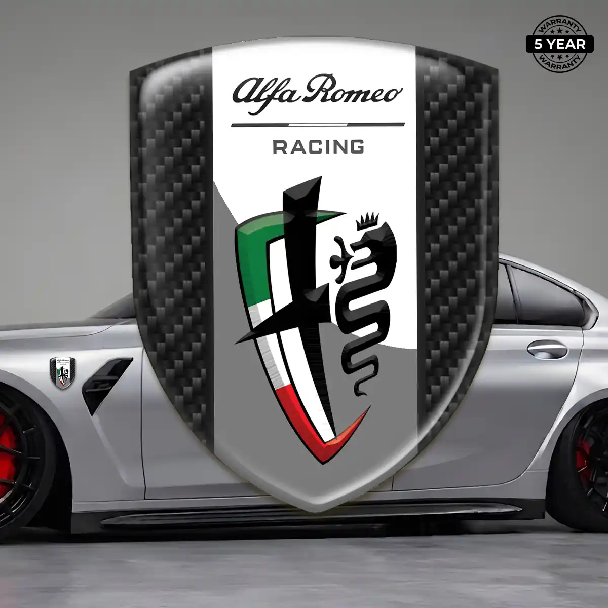 Alfa Romeo Logo Sticker Superior Craft