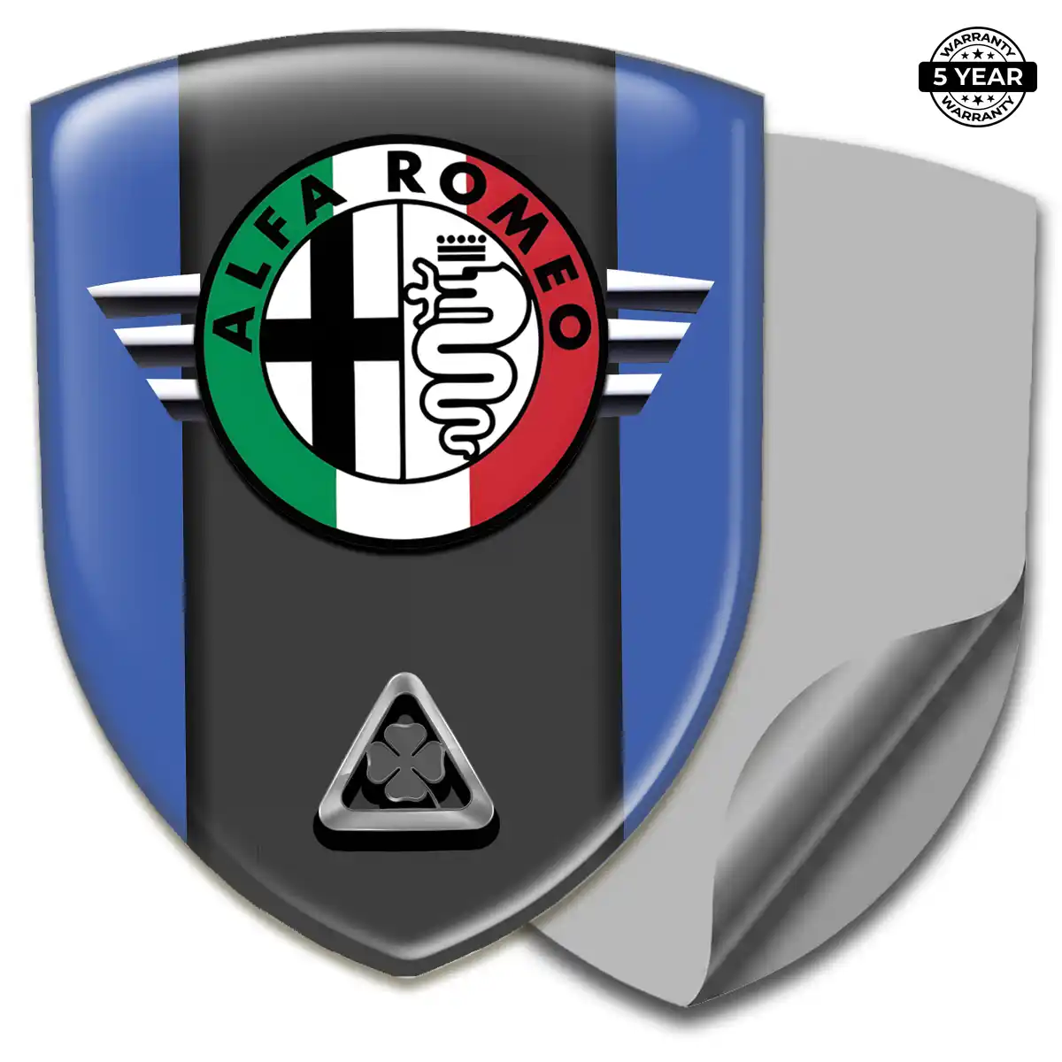 Alfa Romeo Polyurethane Domed Sticker Deluxe Edition