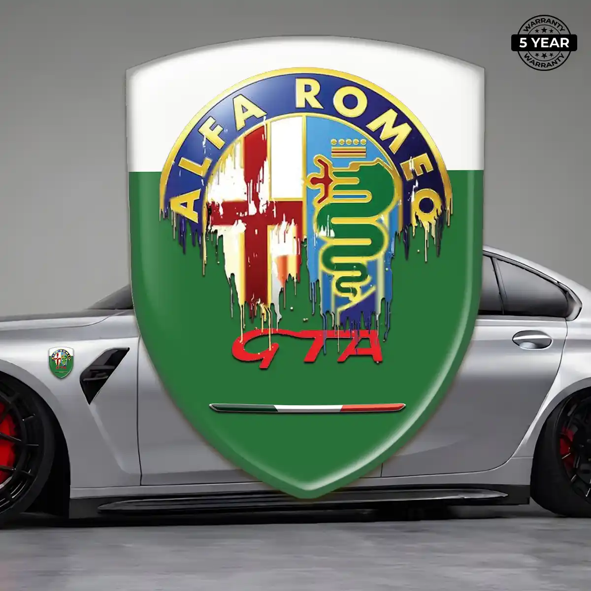 Alfa Romeo Resin Domed Sticker Prestige Line