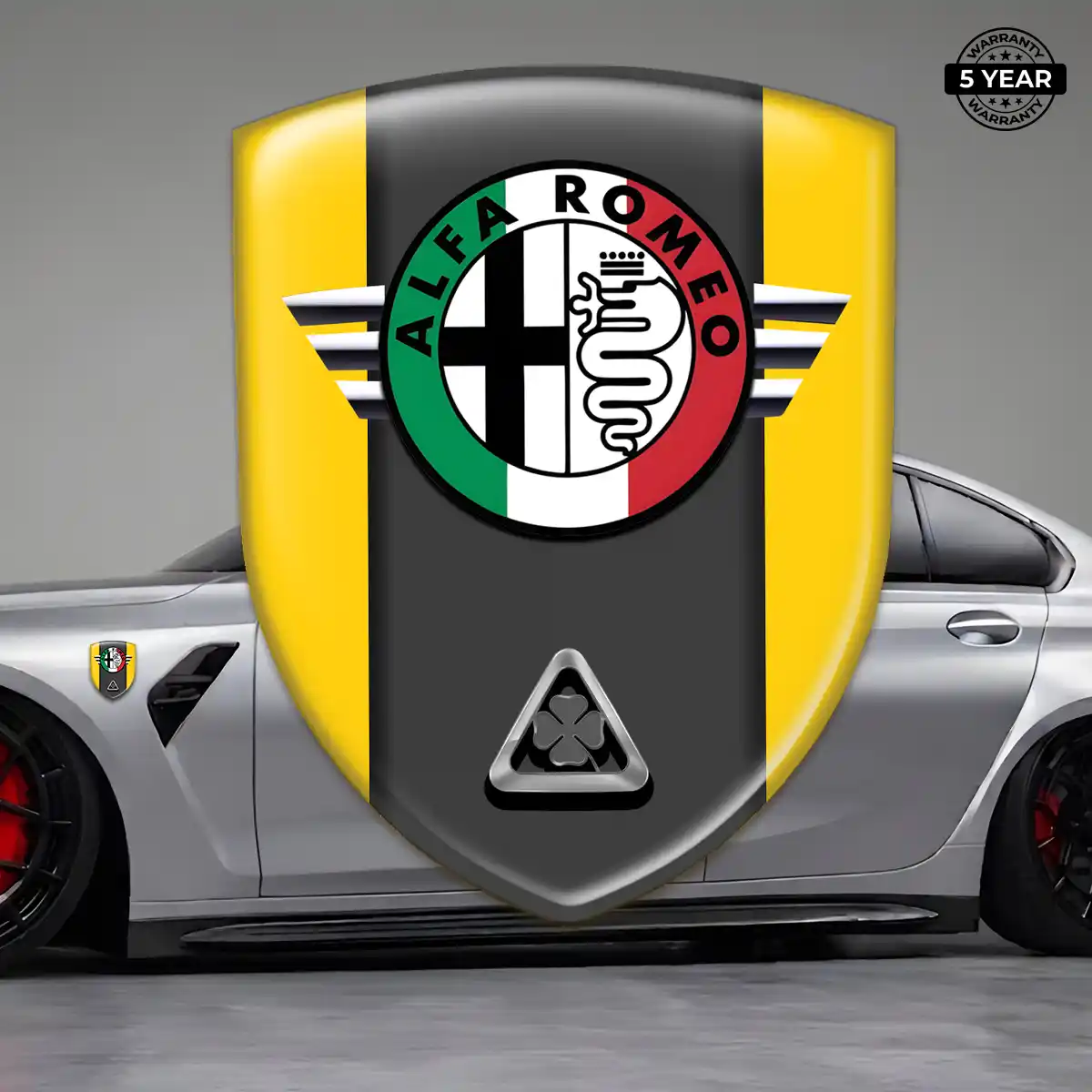 Alfa Romeo Resin Domed Sticker Signature Grade