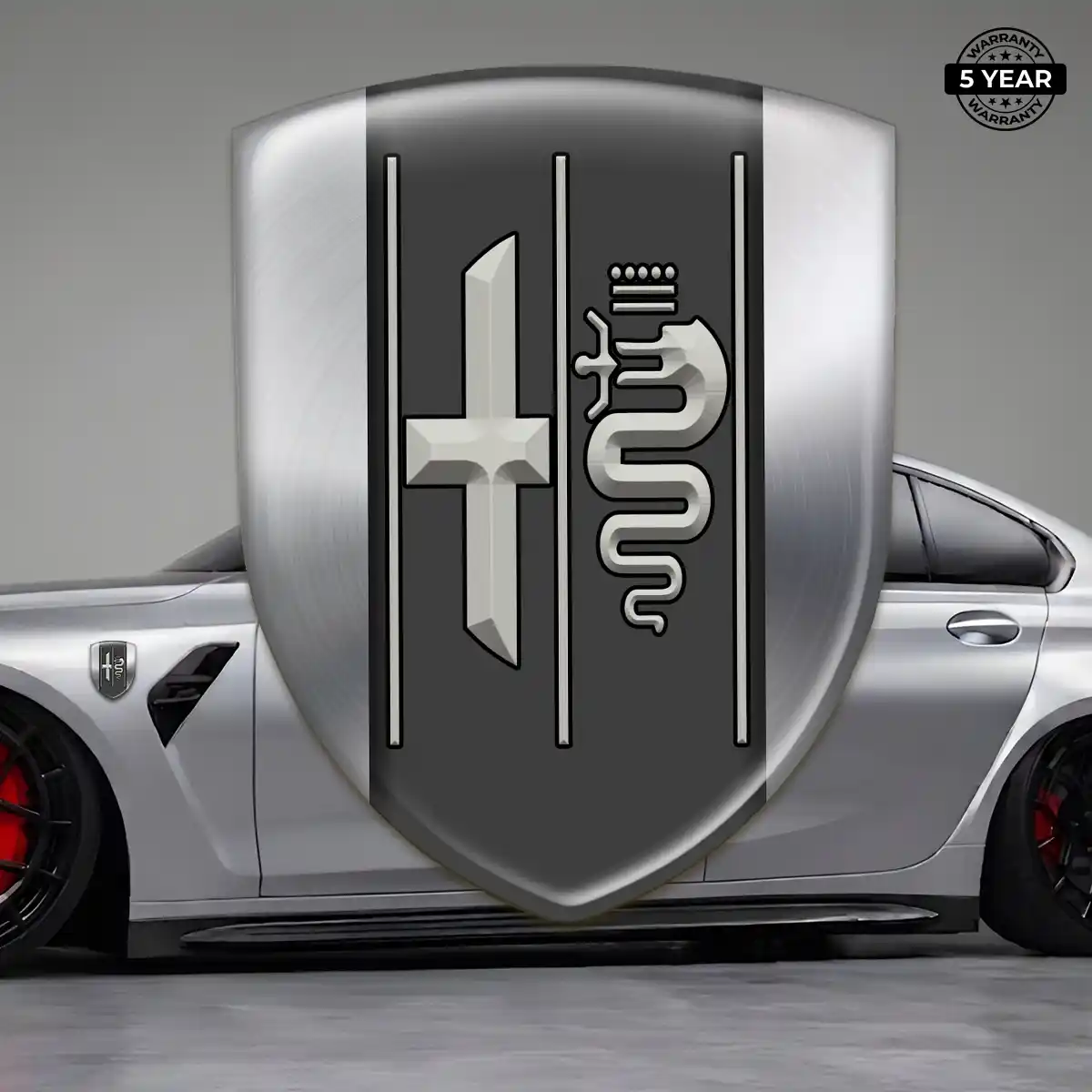 Alfa Romeo Resin Domed Sticker Superior Craft