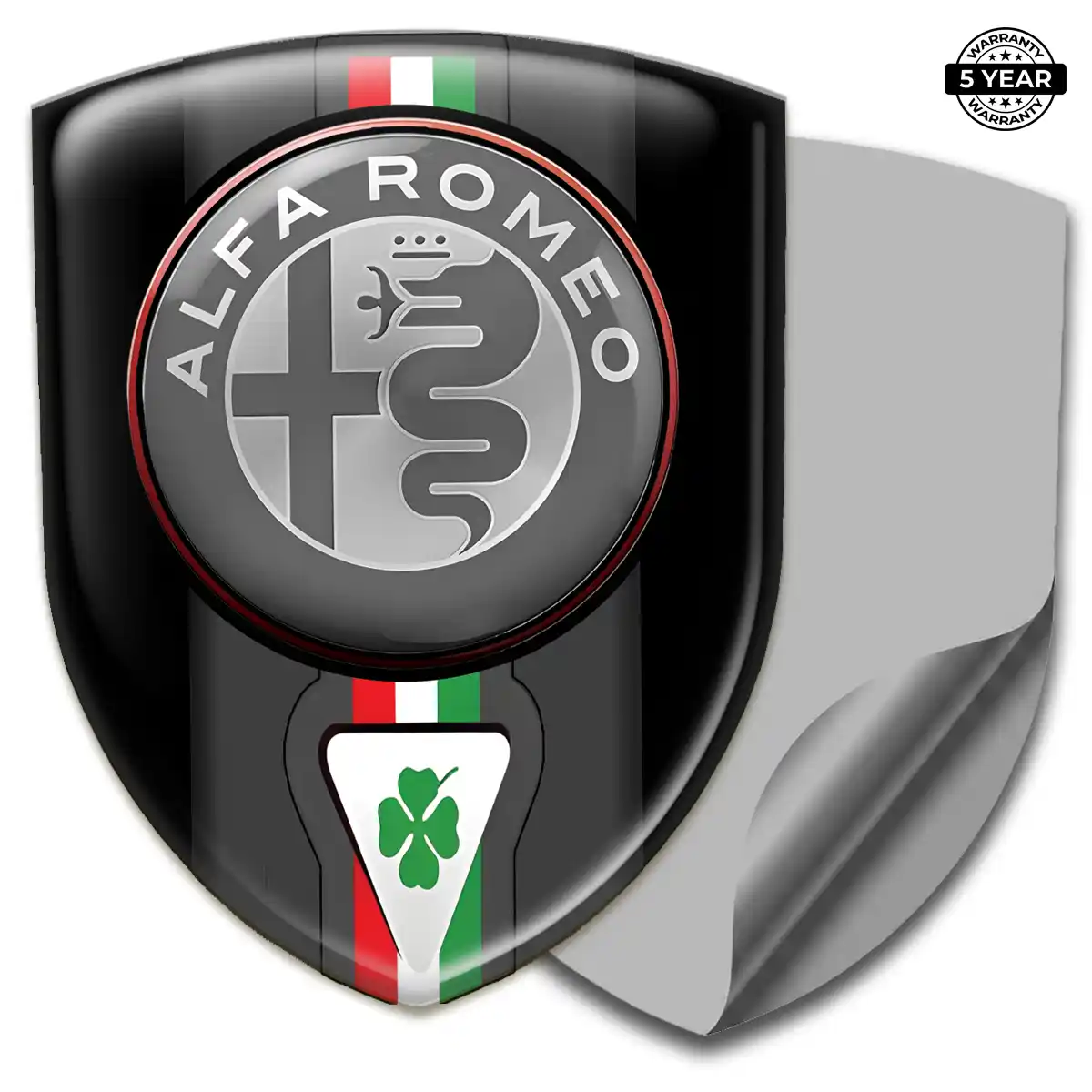 Alfa Romeo Resin Emblem Sticker Prime Quality