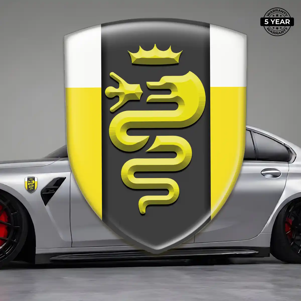 Alfa Romeo Self Adhesive Emblem Sticker Deluxe Edition