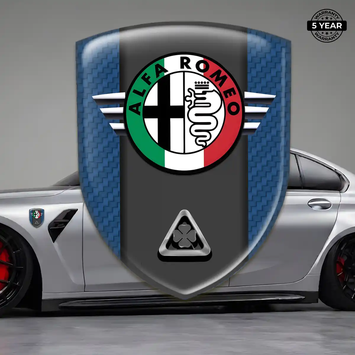Alfa Romeo Self Adhesive Emblem Sticker Exclusive Series
