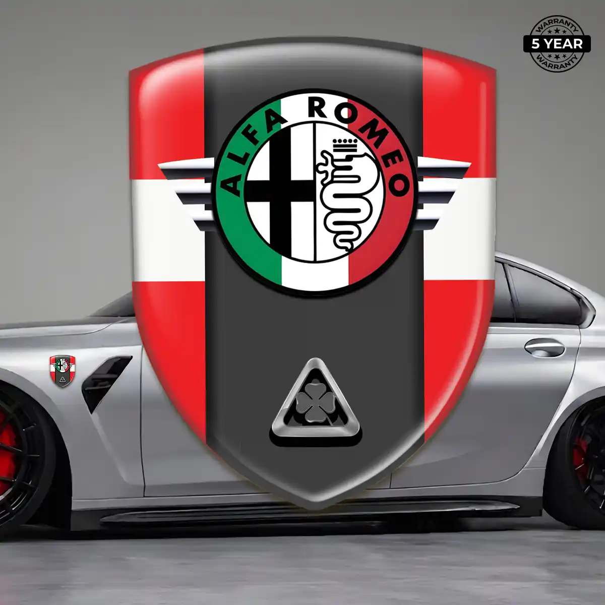 Alfa Romeo Self Adhesive Emblem Sticker Prestige Line