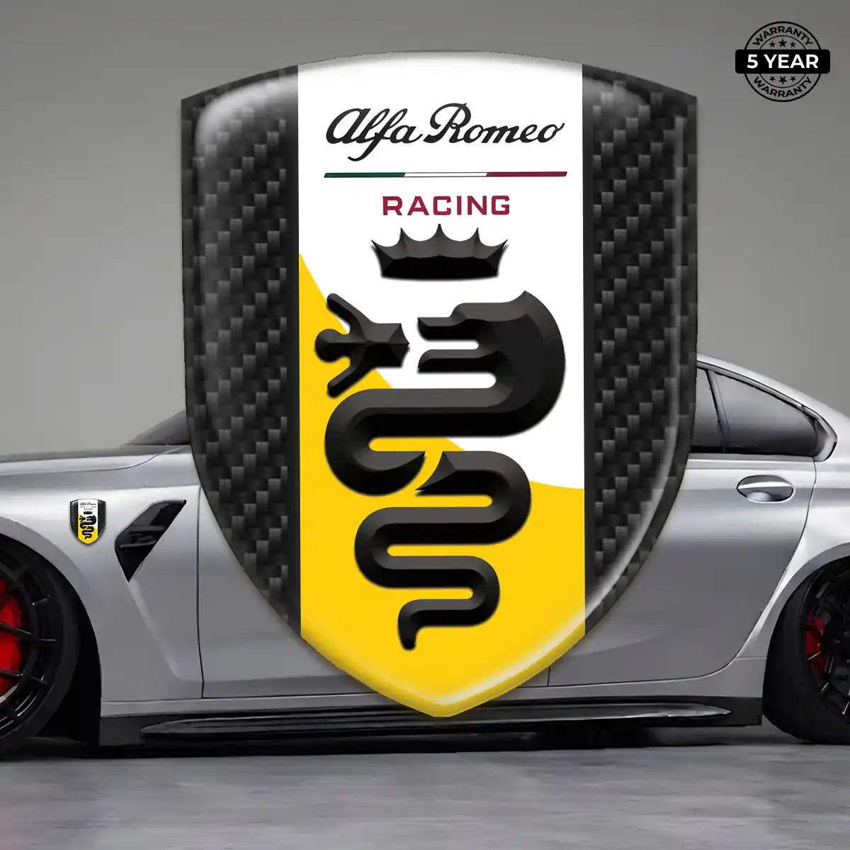 Alfa Romeo Self Adhesive Emblem Sticker Signature Grade