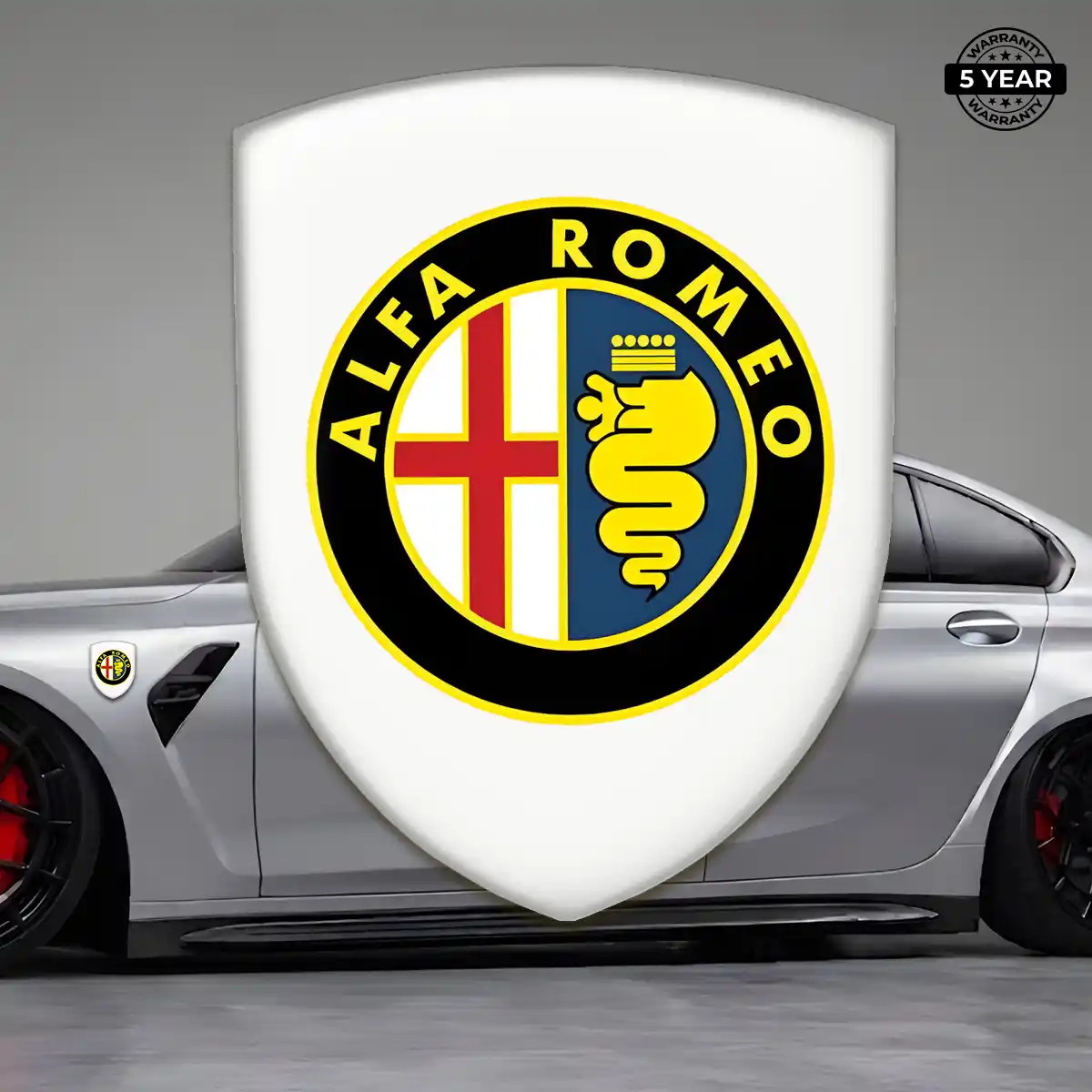 Alfa Romeo Self Adhesive Emblem Sticker Superior Craft