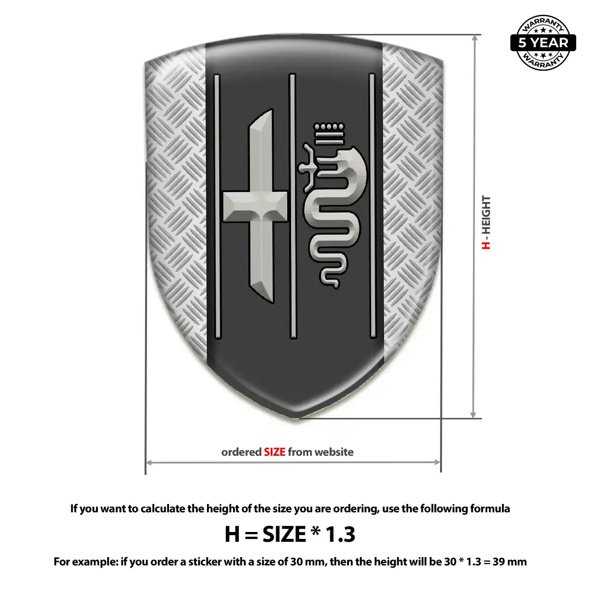 Alfa Romeo Silicone Badge Elite Edition