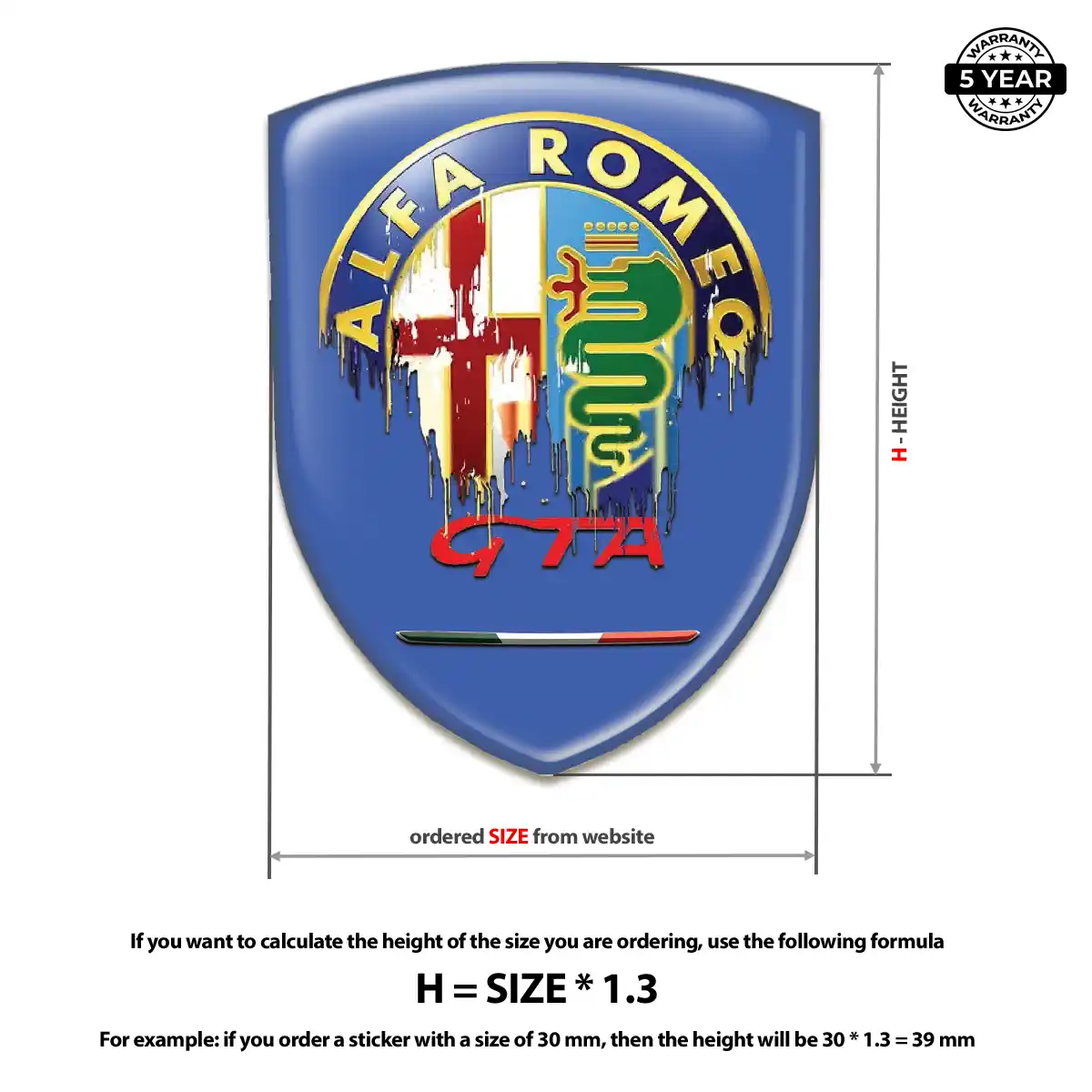 Alfa Romeo Silicone Badge Refined Design