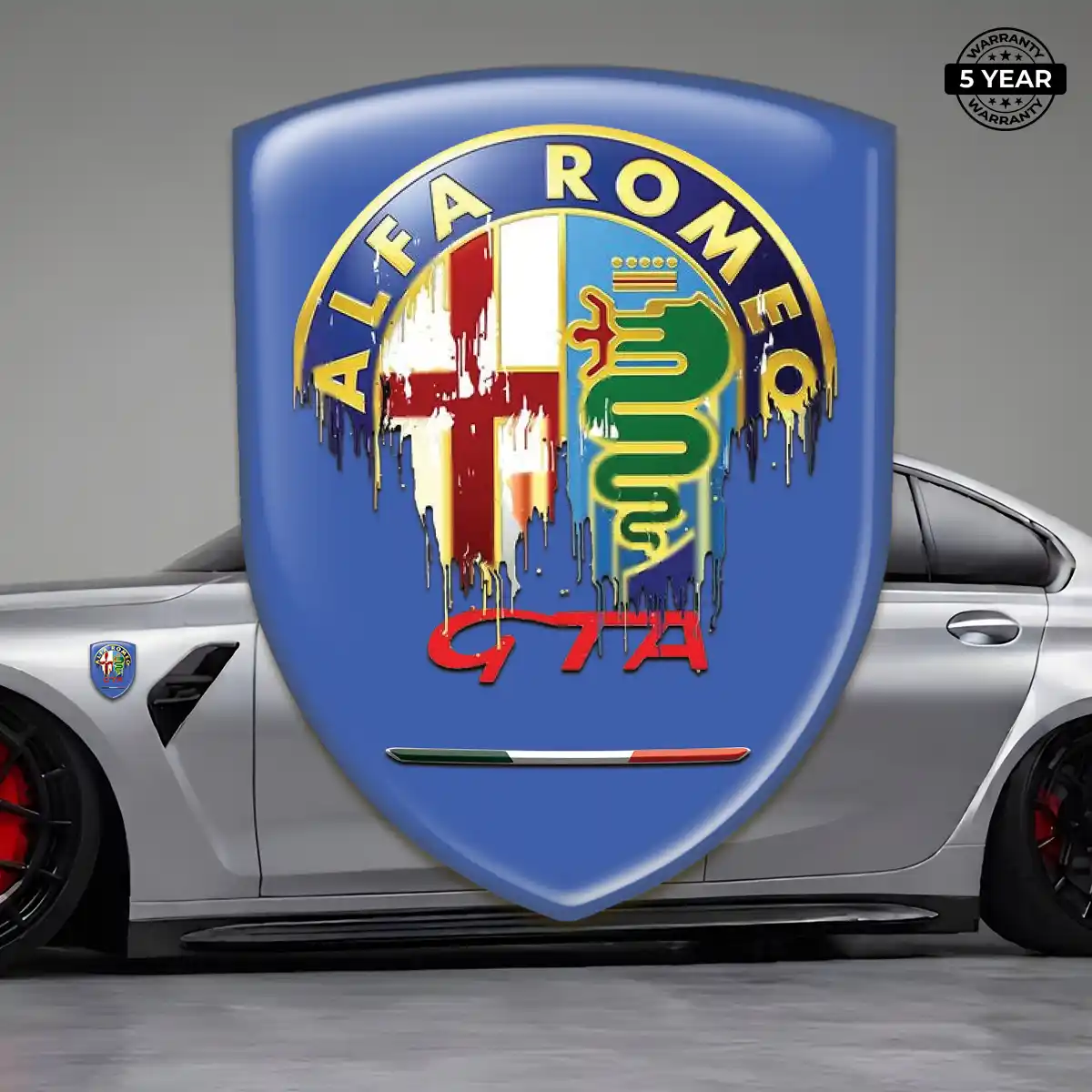 Alfa Romeo Silicone Badge Refined Design