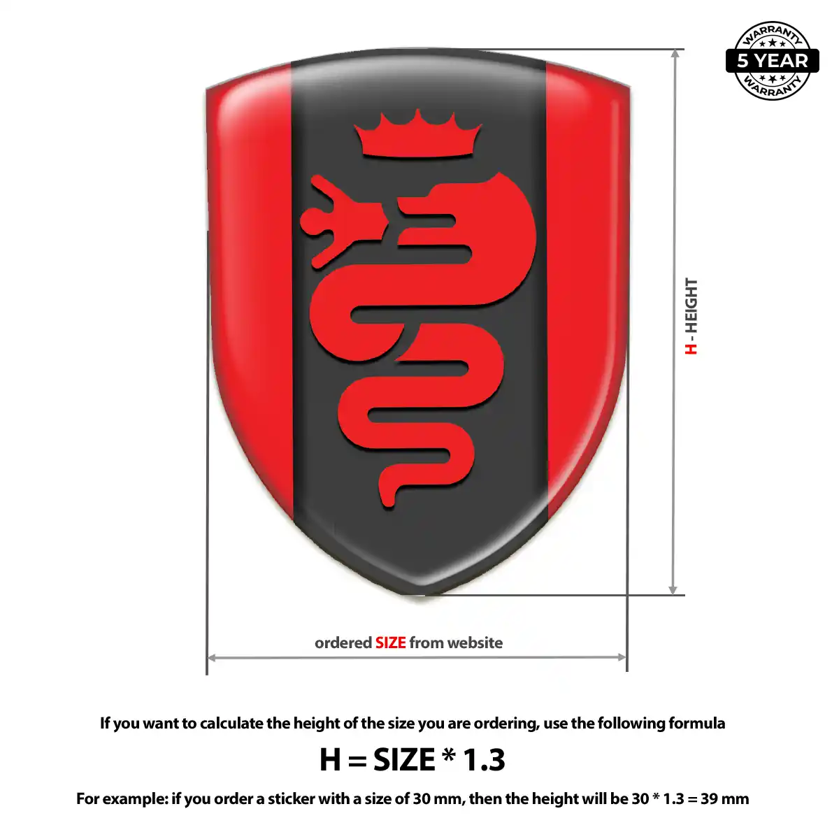 Alfa Romeo Silicone Emblem Exclusive Series